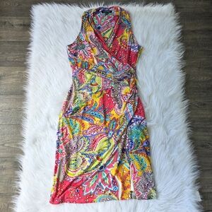 Ralph Lauren Multicolor Asymmetrical Dress
